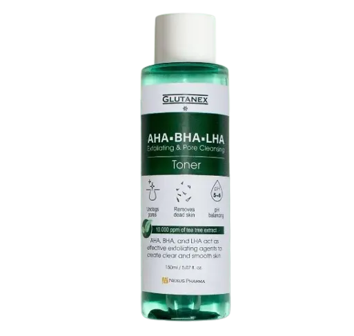 Glutanex-AHABHALHAToner - Filler Direct Wholesale Glutanex AHA-BHA-LHA Toner 150ml (Short Date Use By 01/25)